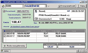 Sage Symfonia Handel Start - Pe�na obs�uga rozlicze� nale�no�ci i zobowi�za�. 