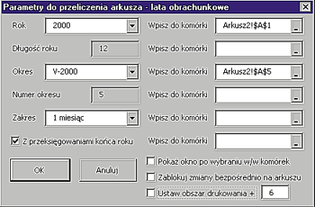 Sage Symfonia Analizy Finansowe premium - Szybkie i bezbłędne określanie parametrów, na podstawie których są sporządzane zestawienia.